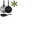 Picture of Frying pan Natura O24cm induction brown with protector 4744561011797
