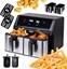 Picture of FRYTKOWNICA BEZTUSZCZOWA AIR FRYER ELDOM PODWÓJNA 9L DWUKOMOROWA+SUSZARKA