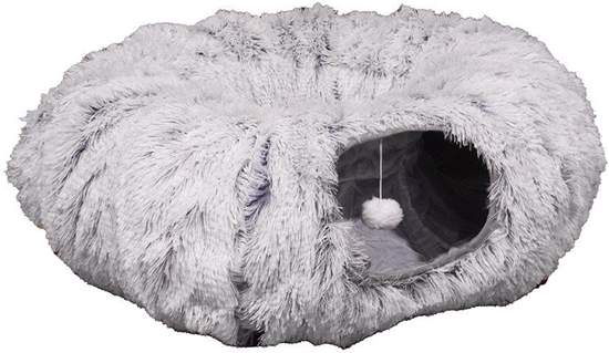 Picture of Fur Grey Cat Tunnel