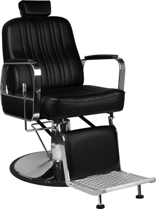 Picture of Gabbiano GABBIANO FOTEL BARBERSKI PATRIZIO CZARNY