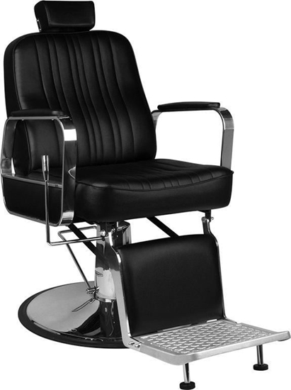 Picture of Gabbiano GABBIANO FOTEL BARBERSKI PATRIZIO CZARNY