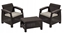 Attēls no Garden furniture set Corfu Weekend brown 8711245158273