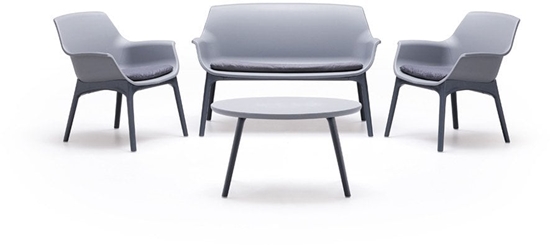 Picture of Garden furniture set Luxor Lounge Set light gray/gray 8003723990773