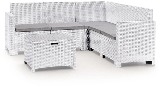 Picture of Garden furniture set Set Nebraska Corner white 8003723090756