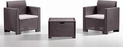 Picture of Garden furniture set Set Nebraska Terrace brown 8003723390733