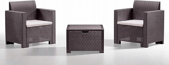 Picture of Garden furniture set Set Nebraska Terrace brown 8003723390733