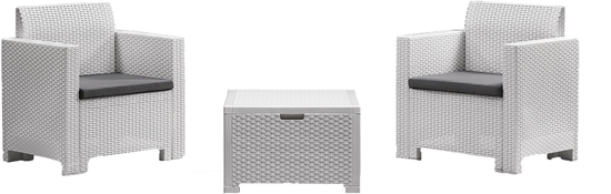 Picture of Garden furniture set Set Nebraska Terrace white 8003723090732