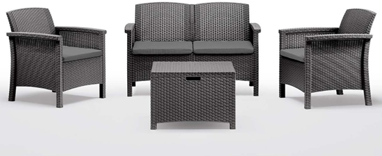 Picture of Garden furniture set Set Venezia 2 grey 8003723491676