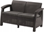 Изображение Garden sofa two-seater Corfu Love Seat gray 8711245158730