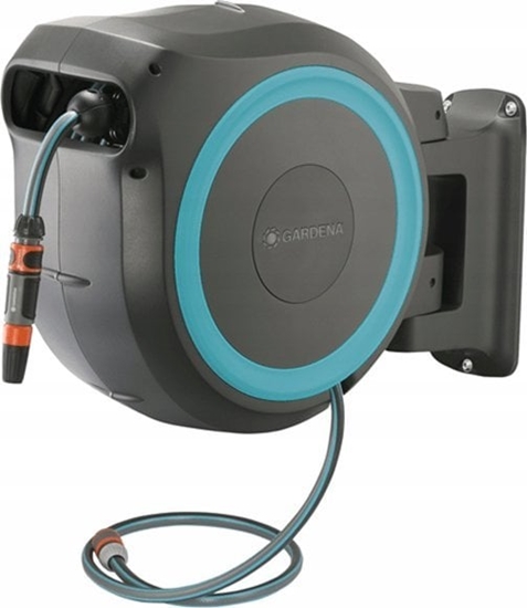 Picture of Gardena Gardena PowerRoll XXL P4A 18645-20 wall-mounted hose reel with battery