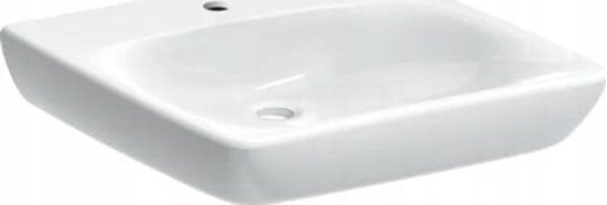 Изображение Umywalka Geberit Selnova Comfort  Umywalka,dla niepenosprawnych, B55cm, H15cm, T55cm, bez przelewu, z otworem na bateri