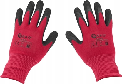 Attēls no Geko Rkawice ochronne powlekane r. 7  róowe (12/240)