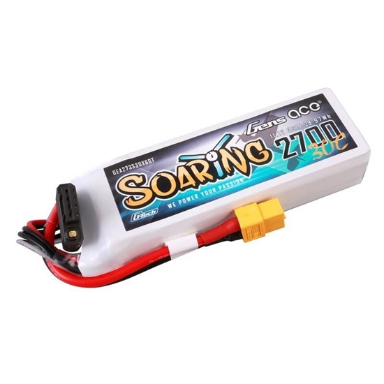 Picture of Gens ace Gens ace G-Tech Soaring 2700mAh 11.1V 30C 3S1P LiPo Battery