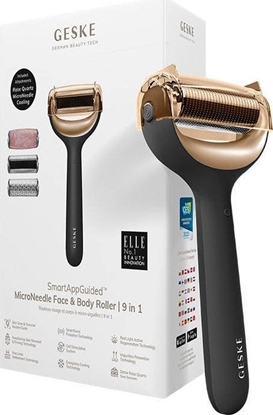 Attēls no Geske Roller do mezoterapii igowej twarzy i ciaa 9w1 Geske z Aplikacja (szary)