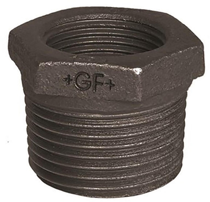 Attēls no GF GEORG FISCHER 3/8 - 1/4 sort nippelmuffe