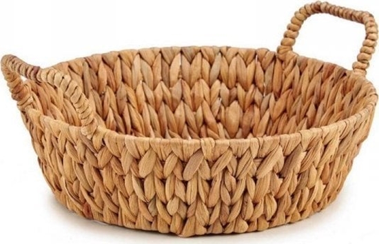 Изображение Gift Decor Dekoracja na Stó Metal Hiacynt Wodny Z uchwytami Naturalny (35,5 x 16,5 x 39 cm)