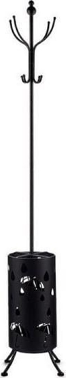 Picture of Gift Decor Wieszak na ubrania Stojak na parasole Czarny Metal (44 x 185 x 44 cm)