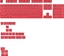 Picture of Glorious GPBT Basics Keycaps, ANSI Layout (US), PBT, Dye-Sub - Revive Red