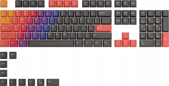 Picture of Glorious PC Gaming Race Glorious PC Gaming Race GPBT Keycaps - 114 PBT Tastenkappen, ANSI, US-Layout - Celestial Fire