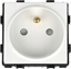 Picture of Gniazdo Elektryczne Standard 1B 2P+Z Bez Blokady Biae 1 Szt. 333527 Aks Zielonka