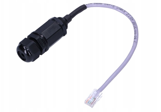 Picture of Gniazdo RJ45 IP67 | Wodoodporne | 150mm, UTP Cat.5