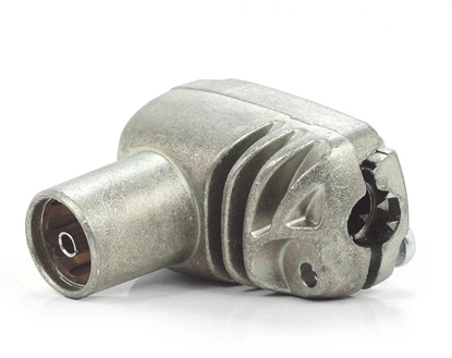 Picture of Gniazdo TV(IEC) Televes ref. 4133, ktowe, metal, 1szt.