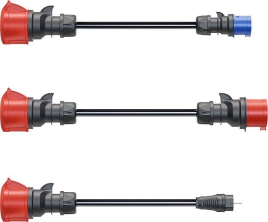 Изображение Go-e Gemini flex 22 kW zestaw adapterów 3szt. (CH-04-07)