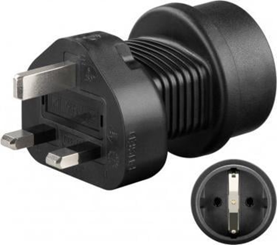 Picture of Goobay Adapter sieciowy UK, czarny