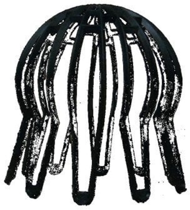 Picture of Gowica kominowa starr ze stali (komplet), Kolor czarny, UV stabil. 80