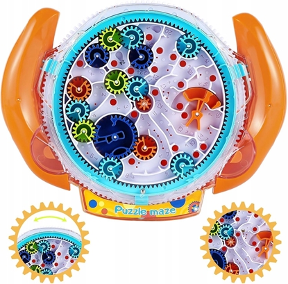 Picture of Gra logiczna labirynt 3D pomaraÅczowy