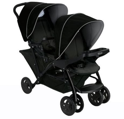 Picture of Graco Stadium Duo  dvivietis veimlis | Juoda Pilka