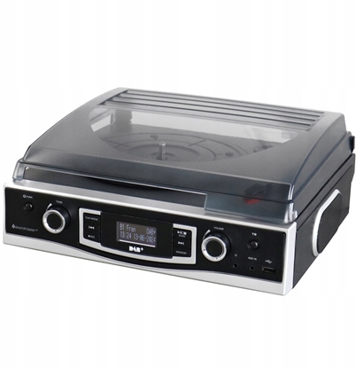 Attēls no GRAMOFON STEREO SOUNDMASTER PL590SW DAB+/FM-RDS USB-MP3 NAGRYWANIE USB, AUX-IN