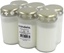 Изображение Grave candles with caps 6 pcs. set burning time ~40h white 4744561011735