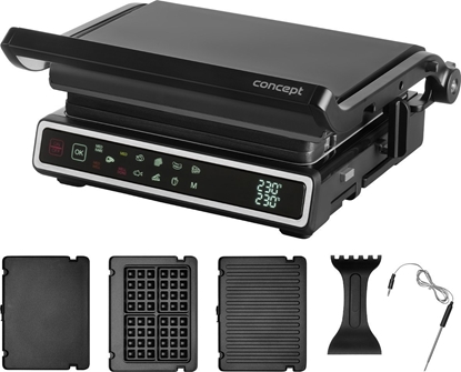 Picture of Grill elektryczny Concept Grill ellektryczny z termosond i pyt do gofrów GE3550