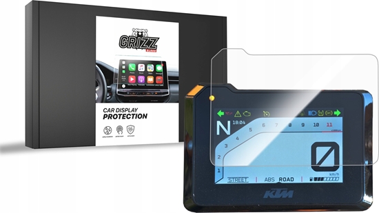 Изображение GrizzGlass Folia ceramiczna GrizzGlass CarDisplay Protection do KTM 390 Duke 5" 2024