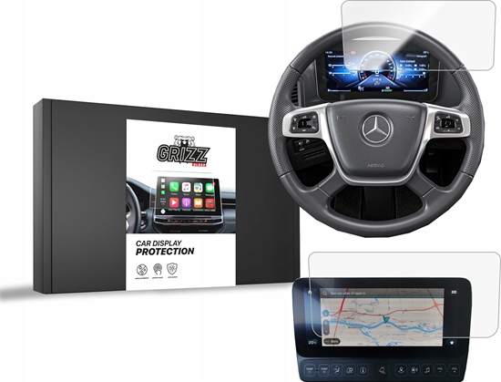 Изображение GrizzGlass Folia ceramiczna GrizzGlass CarDisplay Protection do Mercedes Actros 2018 [2w1]