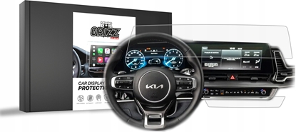 Изображение GrizzGlass Folia matowa GrizzGlass CarDisplay Protection do Kia Sportage 5 Wersja L 2021-2024 [2w1]