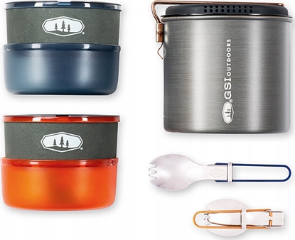 Attēls no GSI Outdoors ESCAPE SET WITH FRY PAN