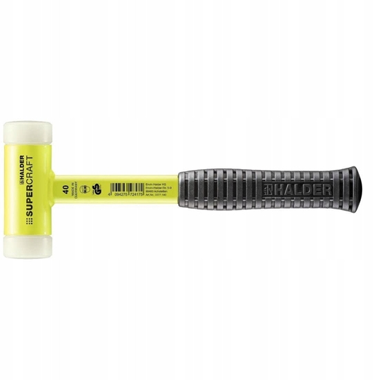 Picture of Halder SUPERCRAFT soft-face mallet 40 SUPERCR yellow Grip