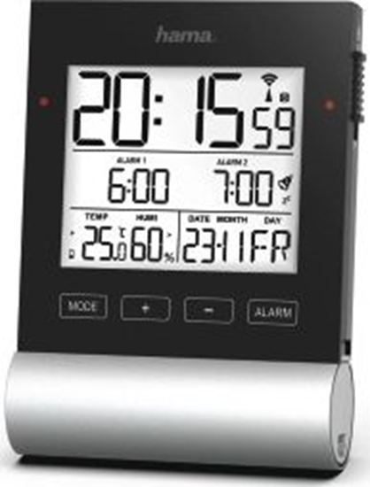 Picture of Hama DCF ALARM CLOCK "BLACK LINE"