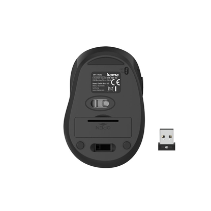 Изображение Hama MW-400 V2 Wireless Mouse for Laptop - Black