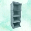 Picture of Hanging organizer with 4 shelves 30x30x80cm Mint 8000303317739