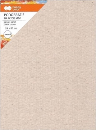 Picture of Happy Color Podobrazie baweniane 24x30, impregnowane naturalne, MDF 4mm, Happy Color