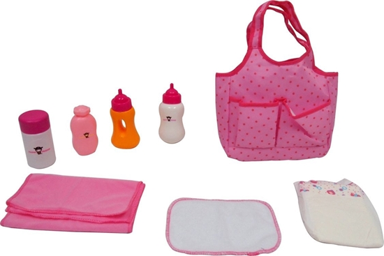 Picture of Happy Friend Happy Friend - Diaper Bag with Doll Care (504309) /Dolls and Dollhouses /Multi