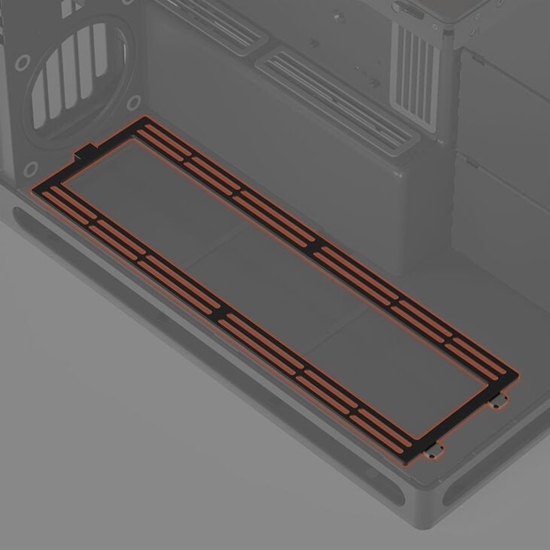 Picture of HAVN HS 420 Untere Lfterhalterung - schwarz