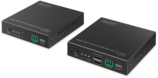 Picture of Digitus HDMI Fiber KVM IP Extender Set, 4K/60Hz
