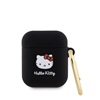 Picture of Hello Kitty - Liquid Silicone 3D Kitty Head Logo Case for AirPods 1/2 Black