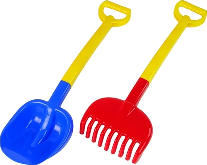 Picture of Hemar Zestaw do piasku opata i Grabie Due Dwukolorowe