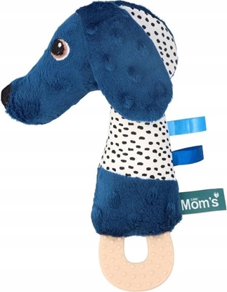 Picture of Hencz Toys Zabawka Jami piszczek z gryzakiem Granatowy