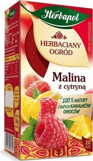 Изображение Herbapol Herbapol, Herbata Herbaciany Ogród Malina z Cytryn, 20/p